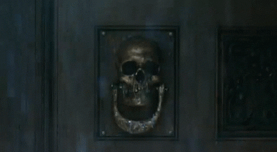 Gif animé gothique porte